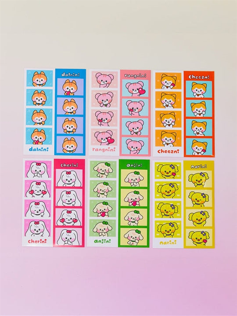 Minive Minini Official Md 4-Cut Sticker - Narini/Product Detail/KPOP Merch