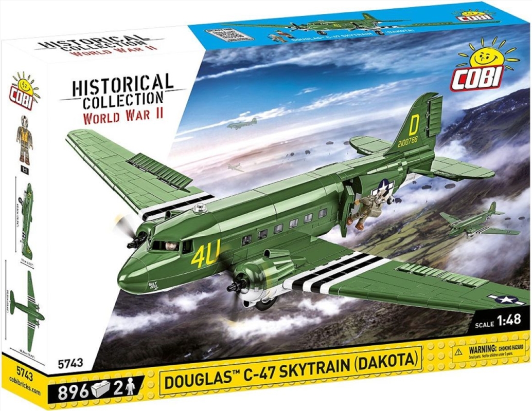 World War 2 - Douglas C-47 Skytrain "Dakota" (892 Piece Kit)/Product Detail/Figurines