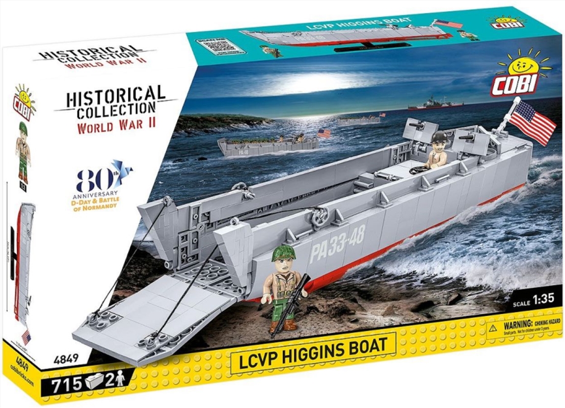 World War 2 - LCVP Higgins Boat (715 Piece Kit)/Product Detail/Figurines