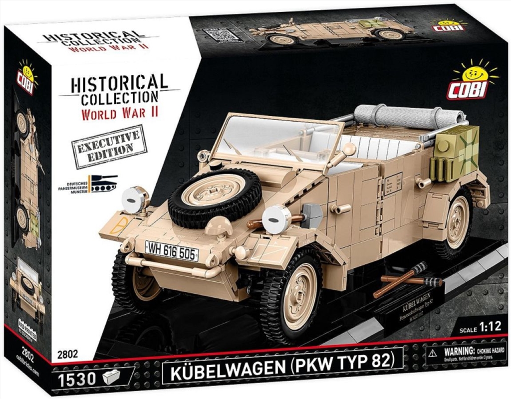 World War 2 - Kubelwagen Typ 82 - Executive Edition (1500 Piece Kit)/Product Detail/Figurines