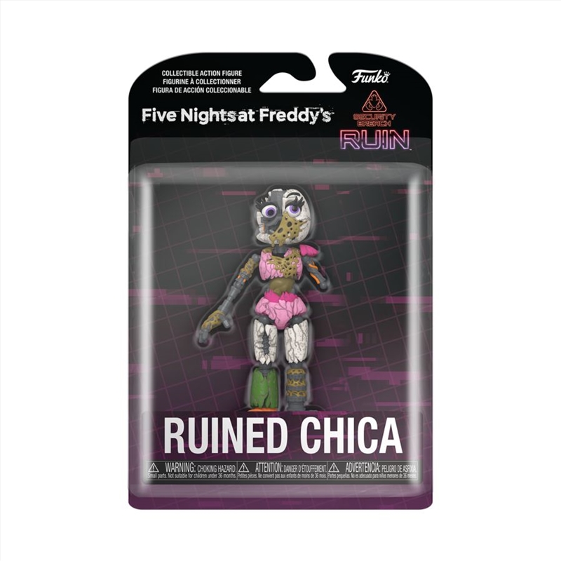 Five Nights at Freddy's: Security Breach - Ruined Chica 5" Action Figure/Product Detail/Figurines