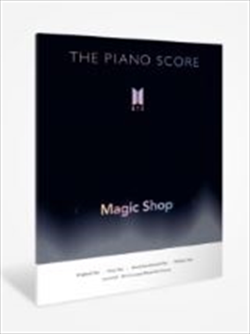 BTS - Piano Score 'Magic Shop'/Product Detail/KPOP Merch