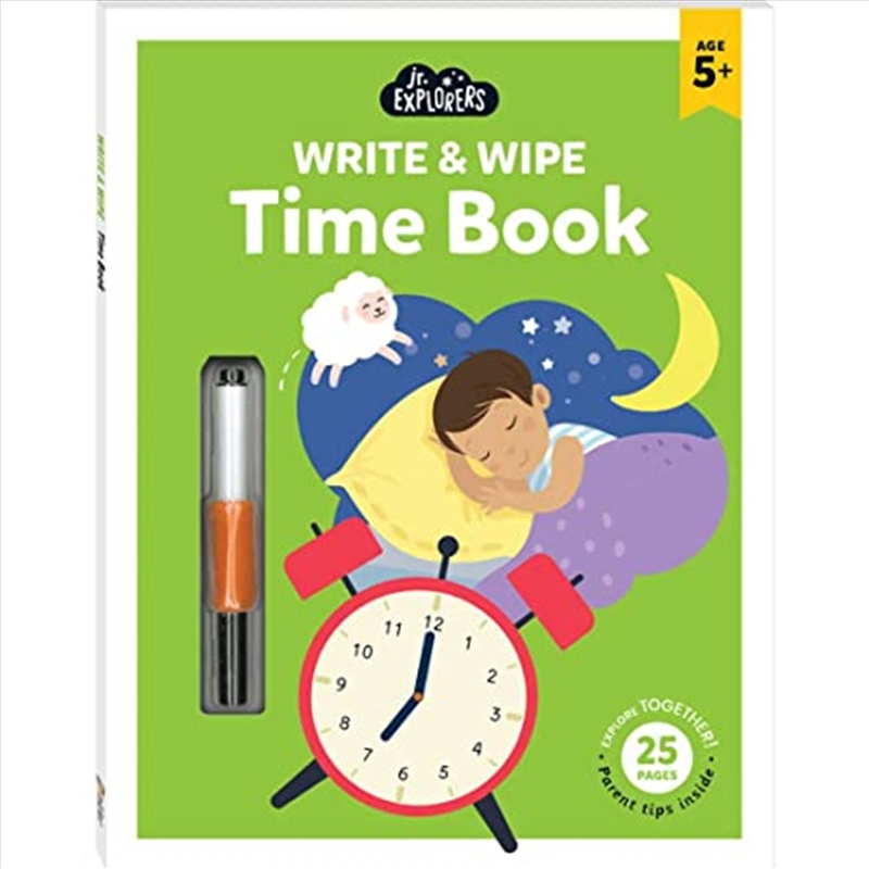 Junior Explorers Write & Wipe Time/Product Detail/Kids Educational