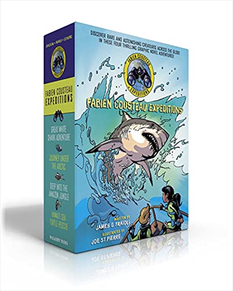 Fabien Cousteau Expeditions (Boxed Set): Great White Shark Adventure; Journey Under The Arctic; Deep/Product Detail/Comics