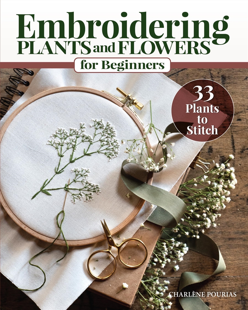 Embroidering Plants and Flowers for Beginners: 33 Plants to Stitch (Landauer) Ready-to-Use Embroider/Product Detail/Crafts & Handiwork