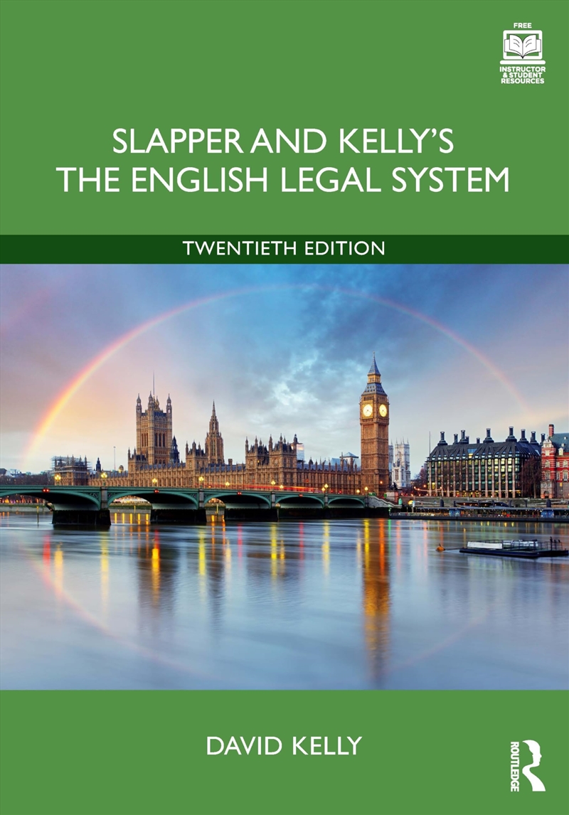 Slapper And Kelly'S The English Legal System/Product Detail/Law