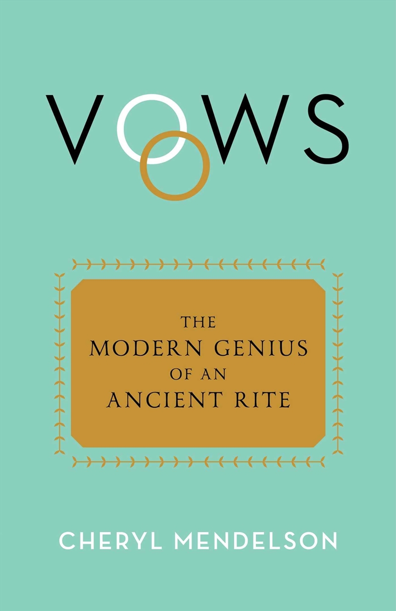 Vows: The Modern Genius Of An Ancient Rite/Product Detail/Society & Culture