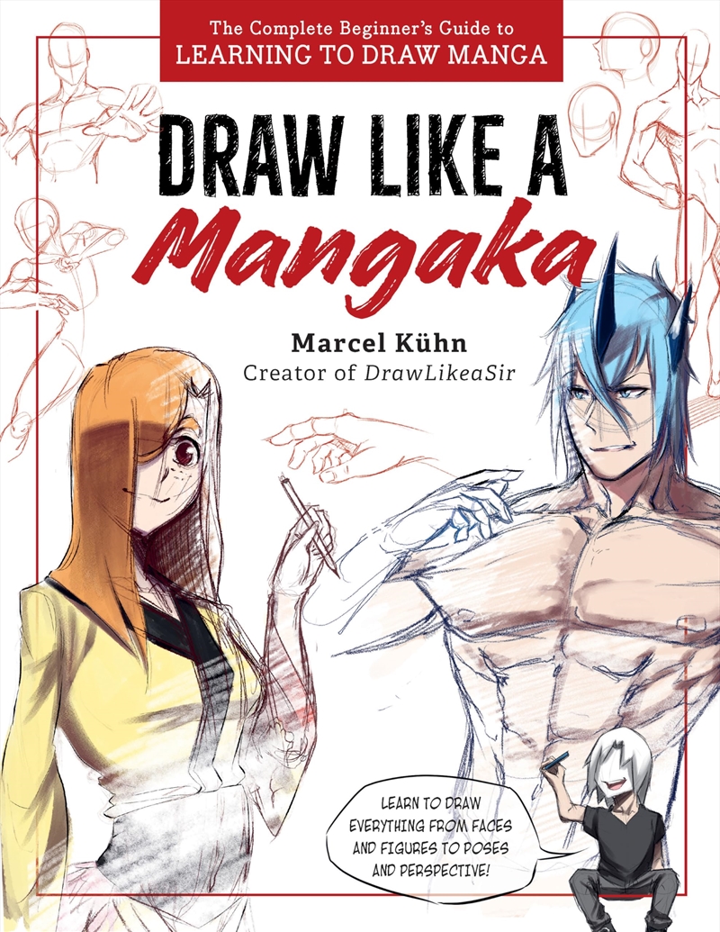 Draw Like A Mangaka: The Complete Beginner's Guide To Learning To Draw Manga/Product Detail/Crafts & Handiwork