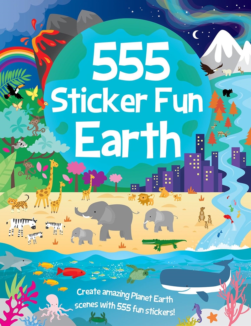 555 Sticker Fun - Earth Activity Book/Product Detail/Kids Activity Books