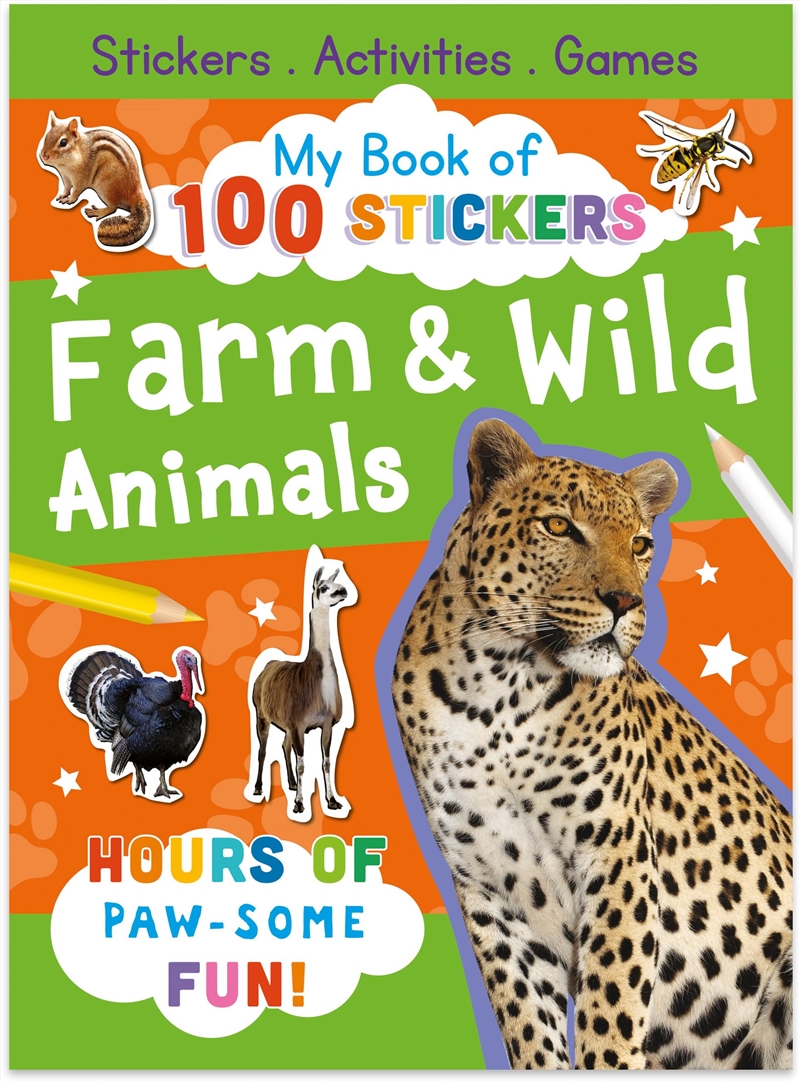 Farm & Wild Animals Sticker Book/Product Detail/Kids Activity Books