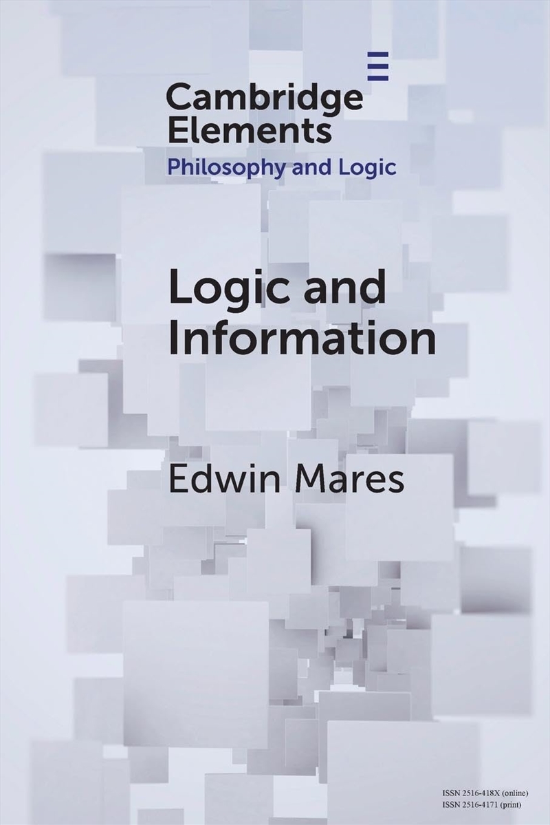 Logic And Information (Elements In Philosophy And Logic)/Product Detail/Reading