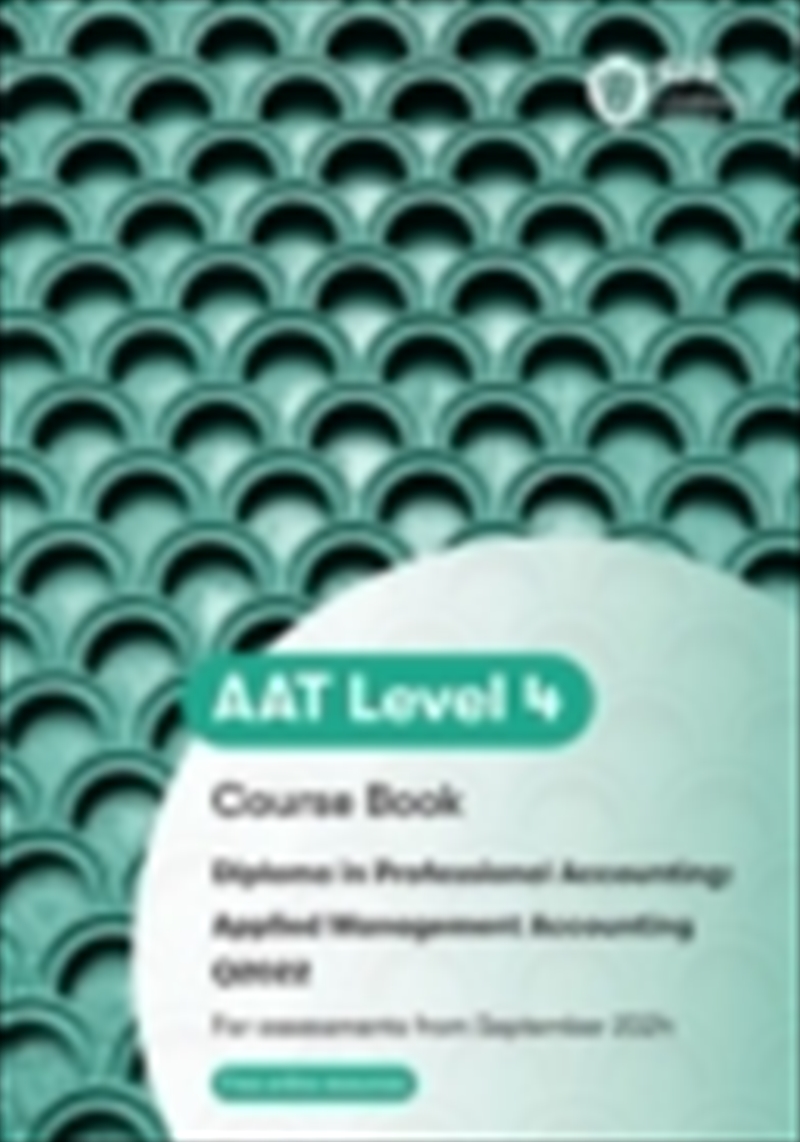 Aat Applied Management Accounting : Course Book/Product Detail/Accounting & Finance
