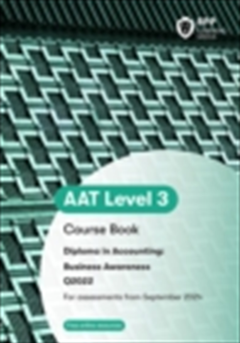 Aat Business Awareness Course Book/Product Detail/Accounting & Finance