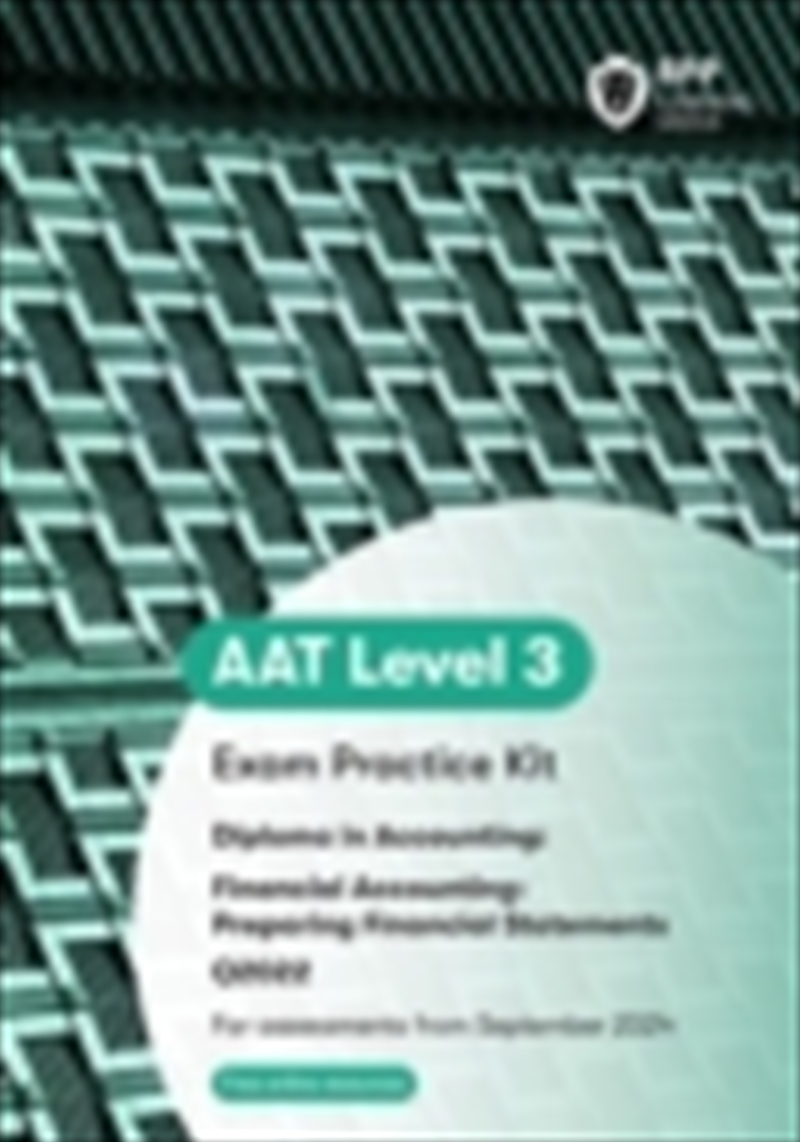 Aat Financial Accounting: Preparing Financial Statements/Product Detail/Accounting & Finance