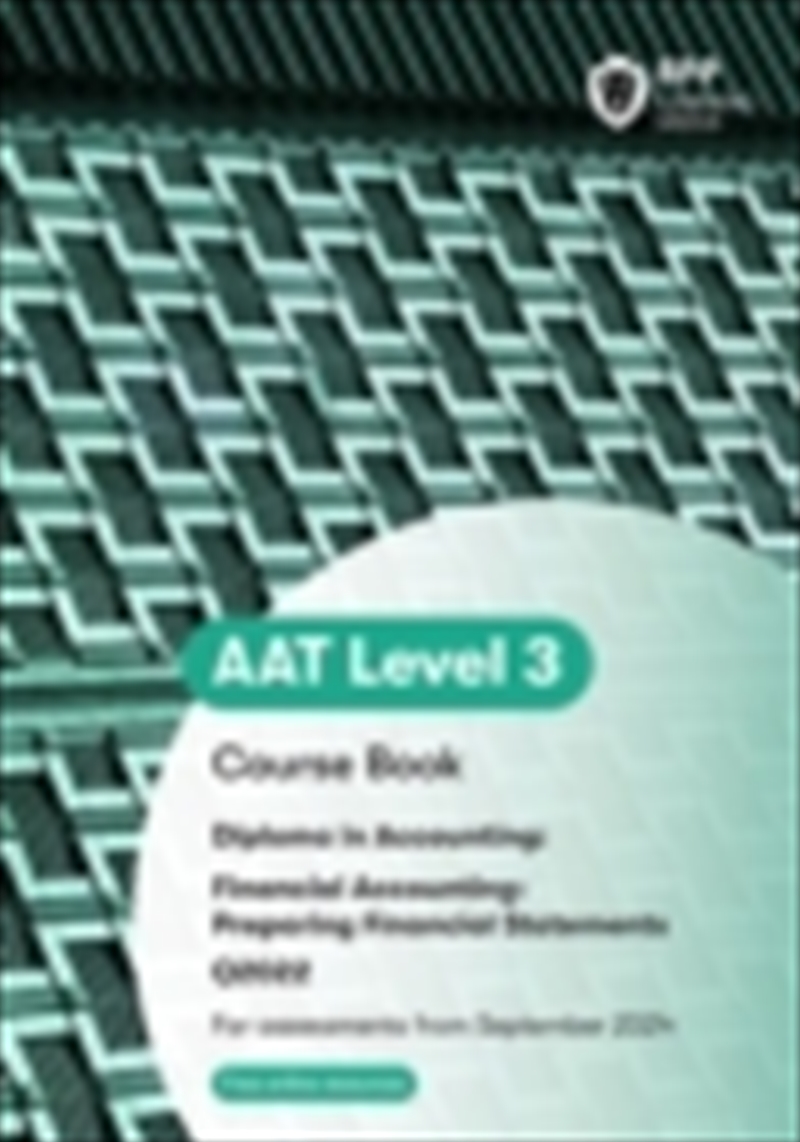 Aat Financial Accounting: Preparing Financial Statements/Product Detail/Accounting & Finance