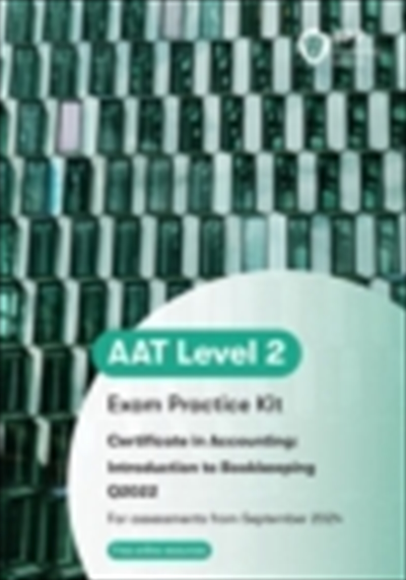 Aat Introduction To Bookkeeping/Product Detail/Accounting & Finance