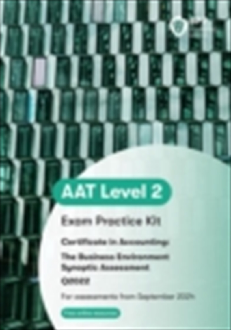 Aat The Business Environment Synoptic Assessment/Product Detail/Accounting & Finance