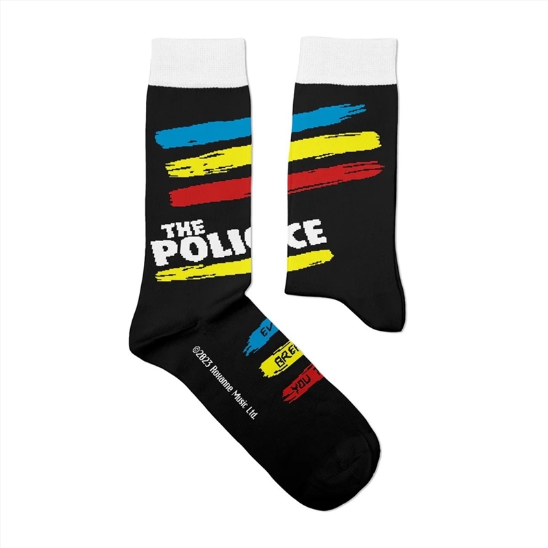 Police Synchronicity - Medium (EUR 36-40/UK 4-7/US 4½-7½)/Product Detail/Socks