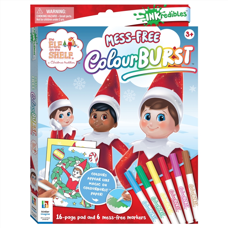 Elf On The Shalf Colourburst/Product Detail/Adults Colouring