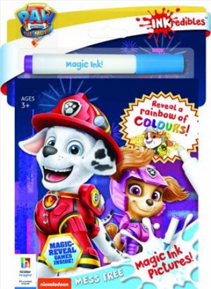 Inkredibles Paw Patrol The Movie Magic Ink Pictures/Product Detail/Kids Activity Books