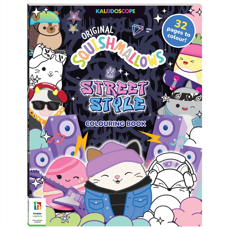 Kaleidoscope Squishmallows Colouring Book Street Style/Product Detail/Kids Activity Books