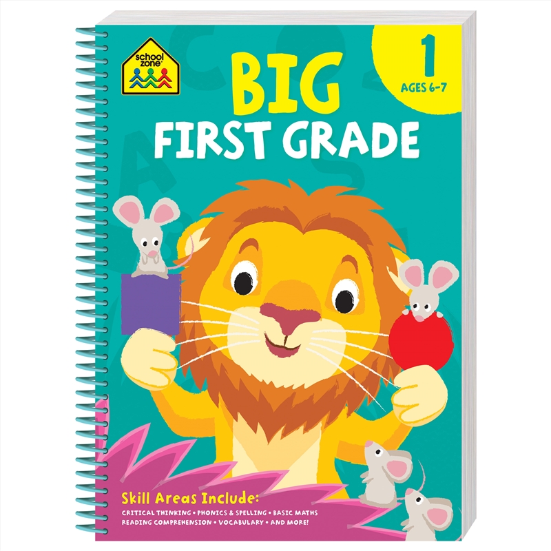 School Zone Big First Grade Workbook/Product Detail/Children