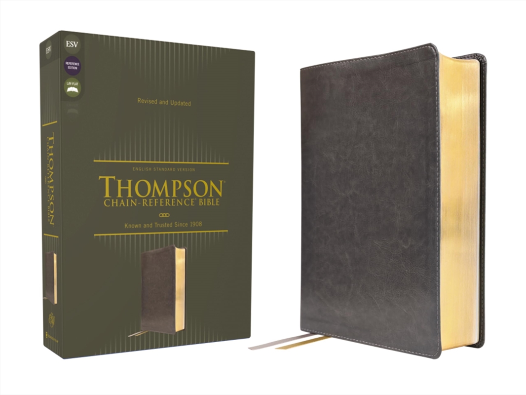 Esv, Thompson Chain-Reference Bible, Leathersoft, Gray, Red Letter/Product Detail/Religion & Beliefs
