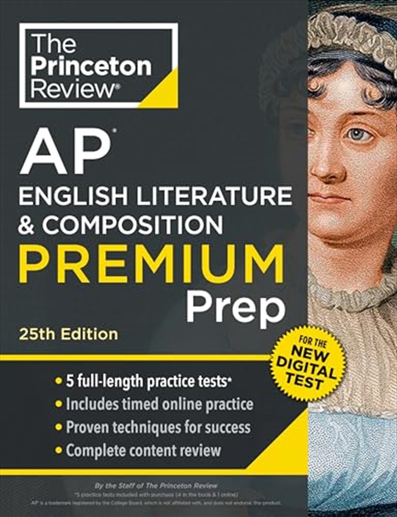 Princeton Review Ap English Literature & Composition Premium Prep, 25Th Edition: 5 Practice Tests +/Product Detail/English