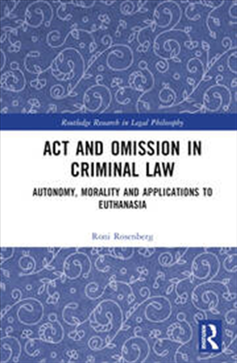 Act And Omission In Criminal Law/Product Detail/Law