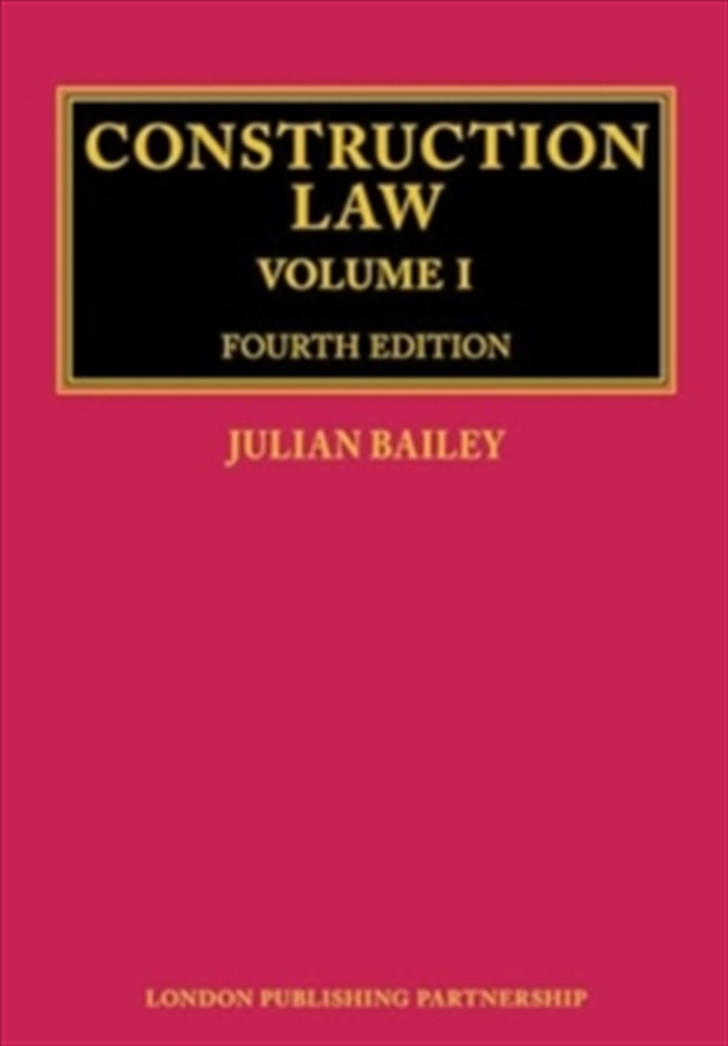Construction Law - 4Th Edition  (3 Vol Set)/Product Detail/Reading
