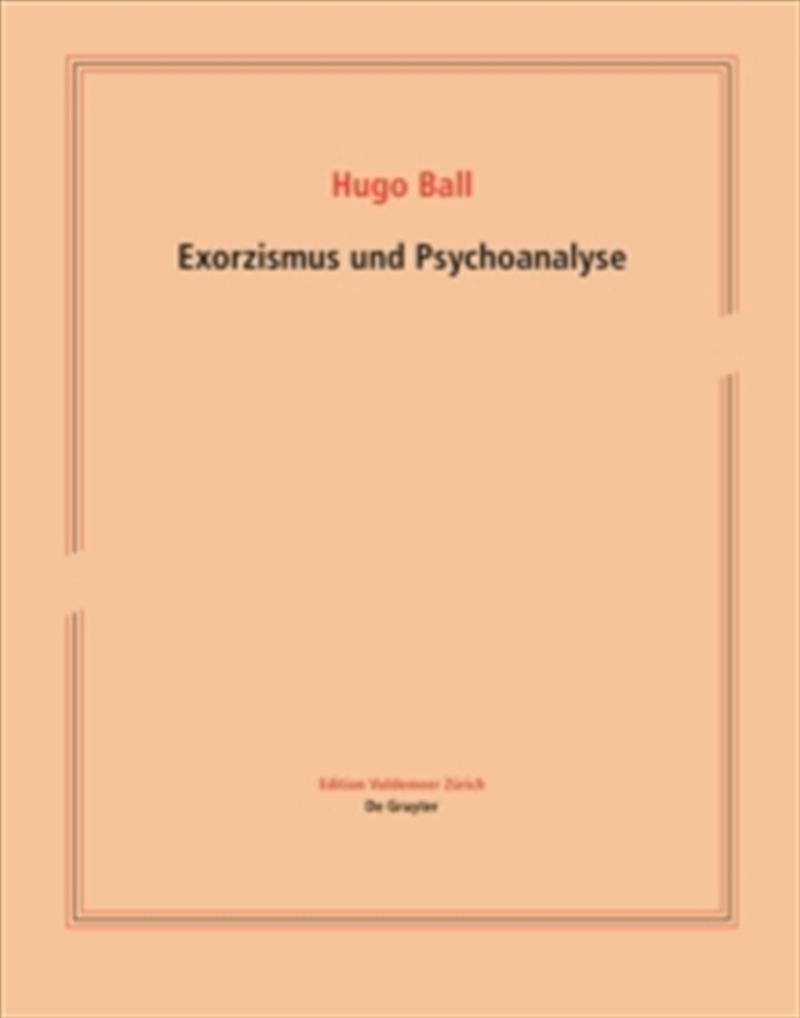 Exorzismus Und Psychoanalyse/Product Detail/Psychology