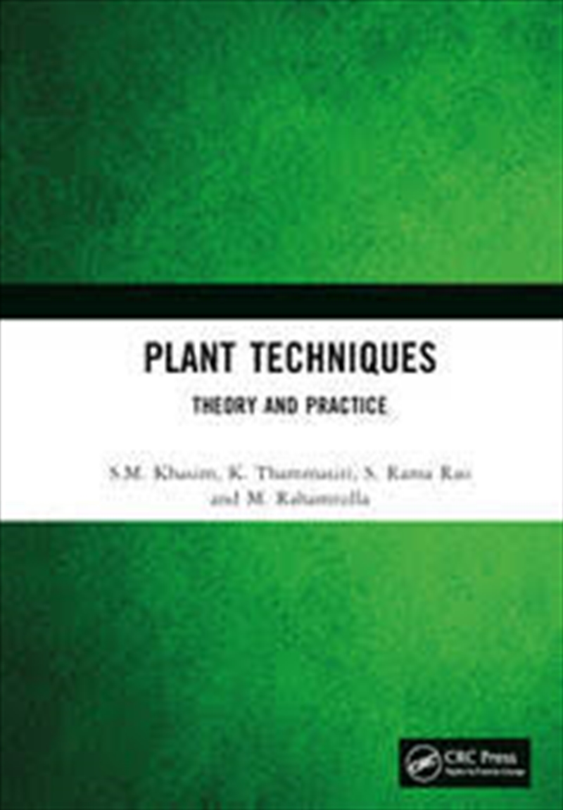 Plant Techniques: Theory And Practice/Product Detail/Science