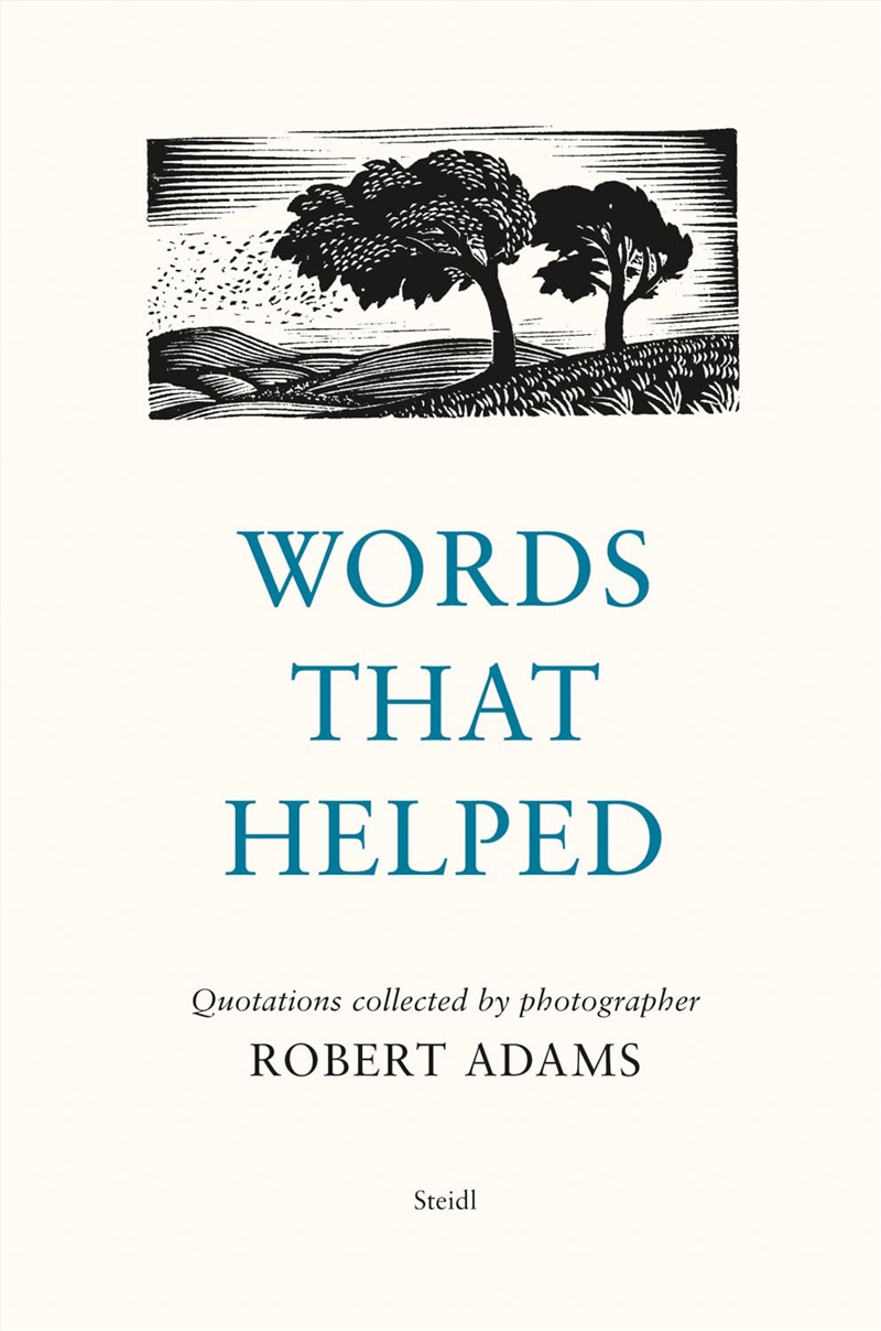 Robert Adams Words That Helped /Anglais/Product Detail/Literature & Poetry