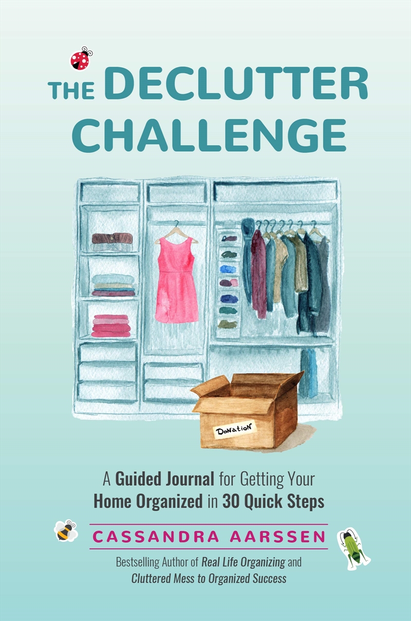 The Declutter Challenge: A Guided Journal For Getting Your Home Organized In 30 Quick Steps (Guided/Product Detail/House and Home Design