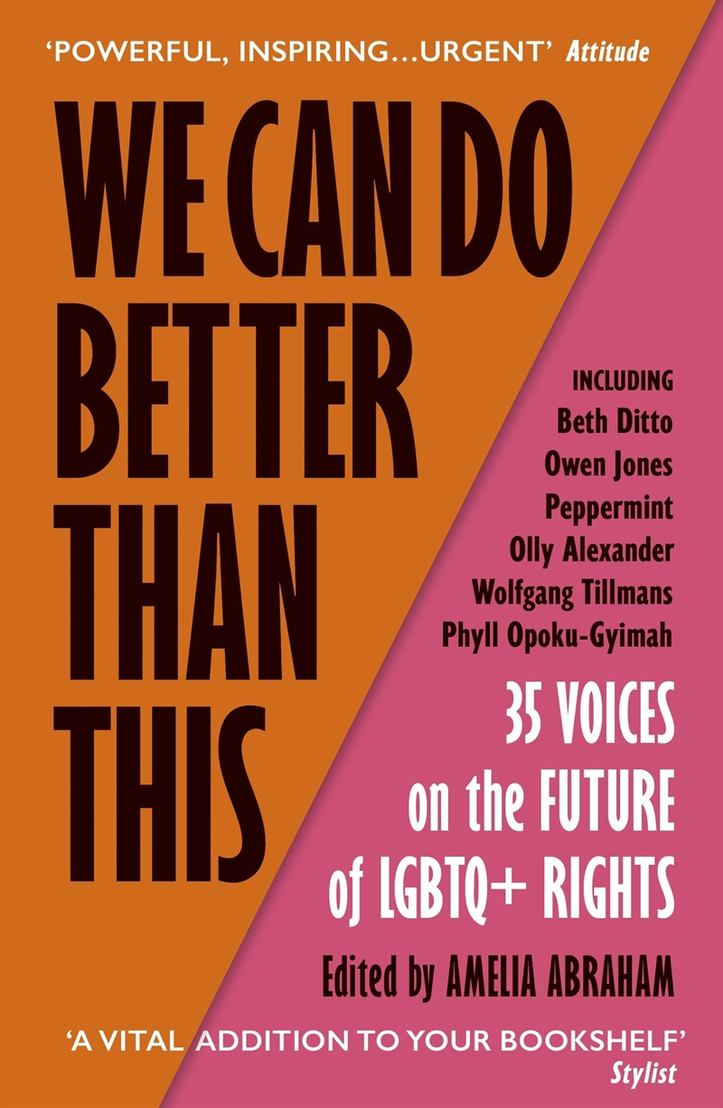 We Can Do Better Than This: 35 Voices On The Future Of Lgbtq+ Rights/Product Detail/Adult Books
