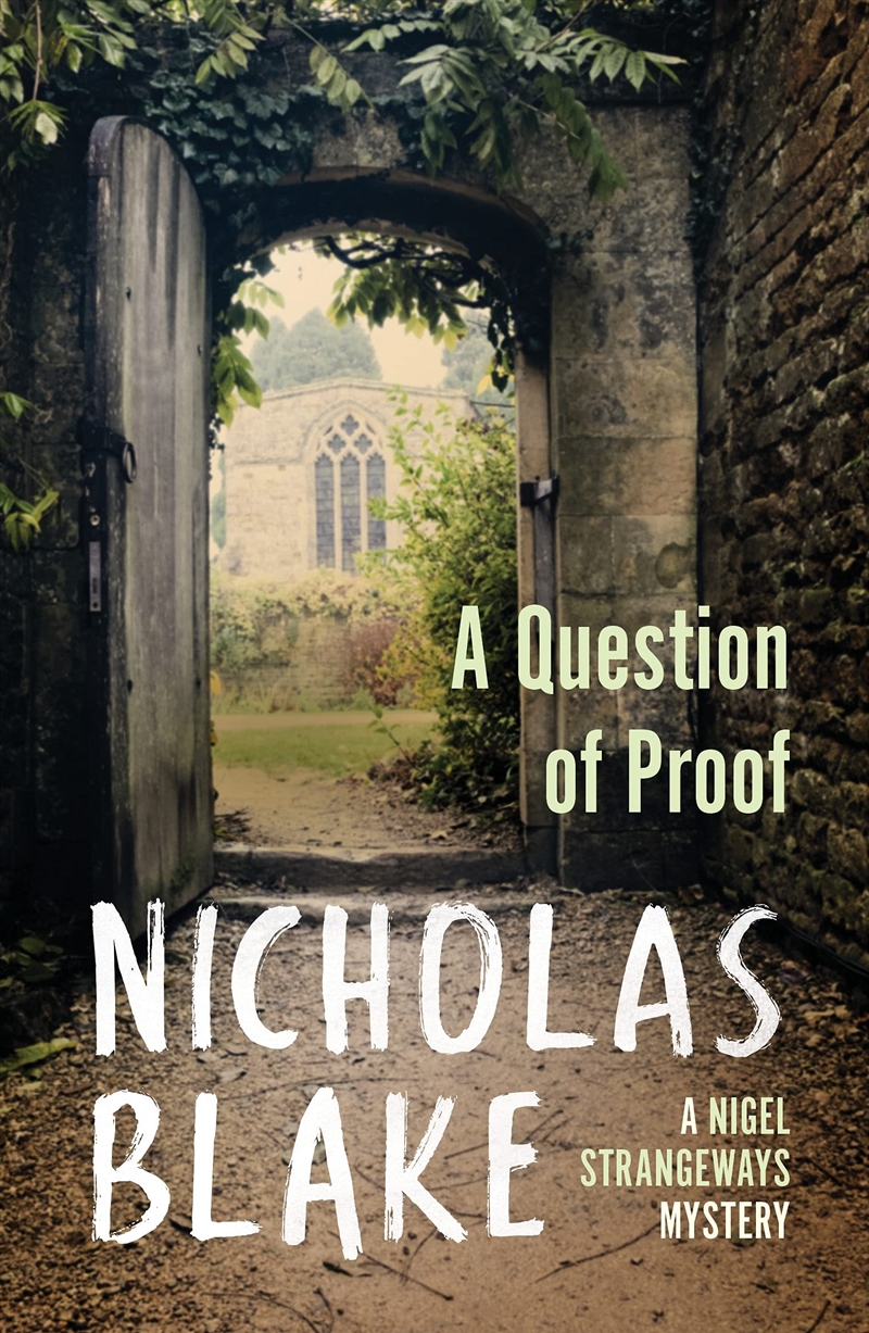 A Question Of Proof (A Nigel Strangeways Mytery)/Product Detail/Crime & Mystery Fiction
