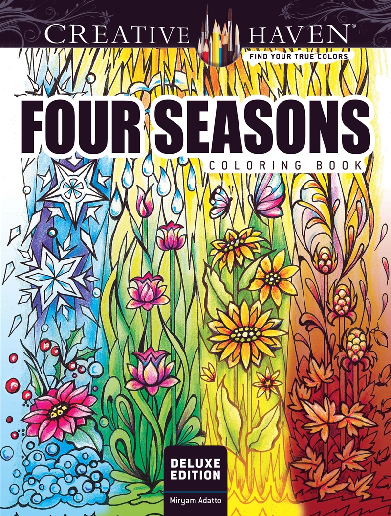 Creative Haven Deluxe Edition Four Seasons Coloring Book (Adult Coloring Books: Seasons)/Product Detail/Crafts & Handiwork