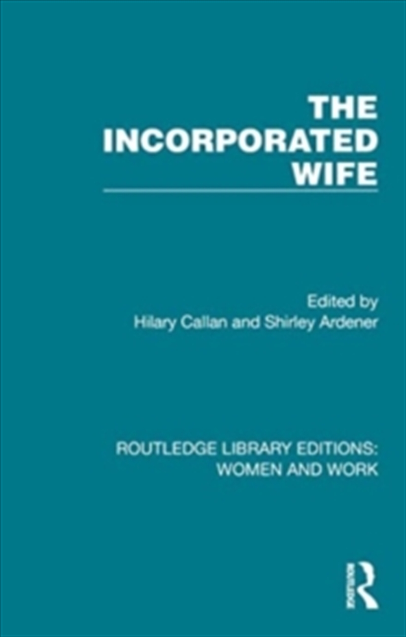 Incorporated Wife/Product Detail/Society & Culture