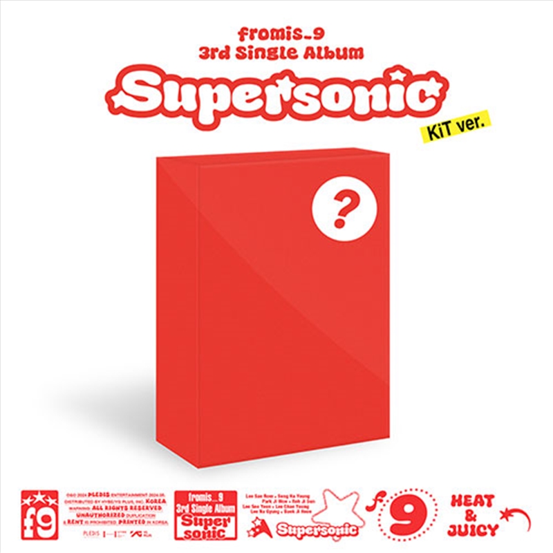 Supersonic 3Rd Single Album Kit Ver./Product Detail/World