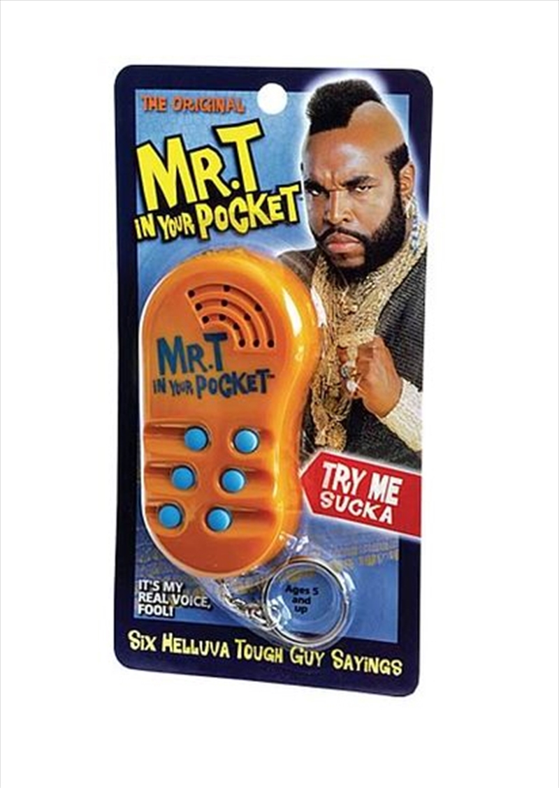 Mr T Talking Keychain/Product Detail/Keyrings