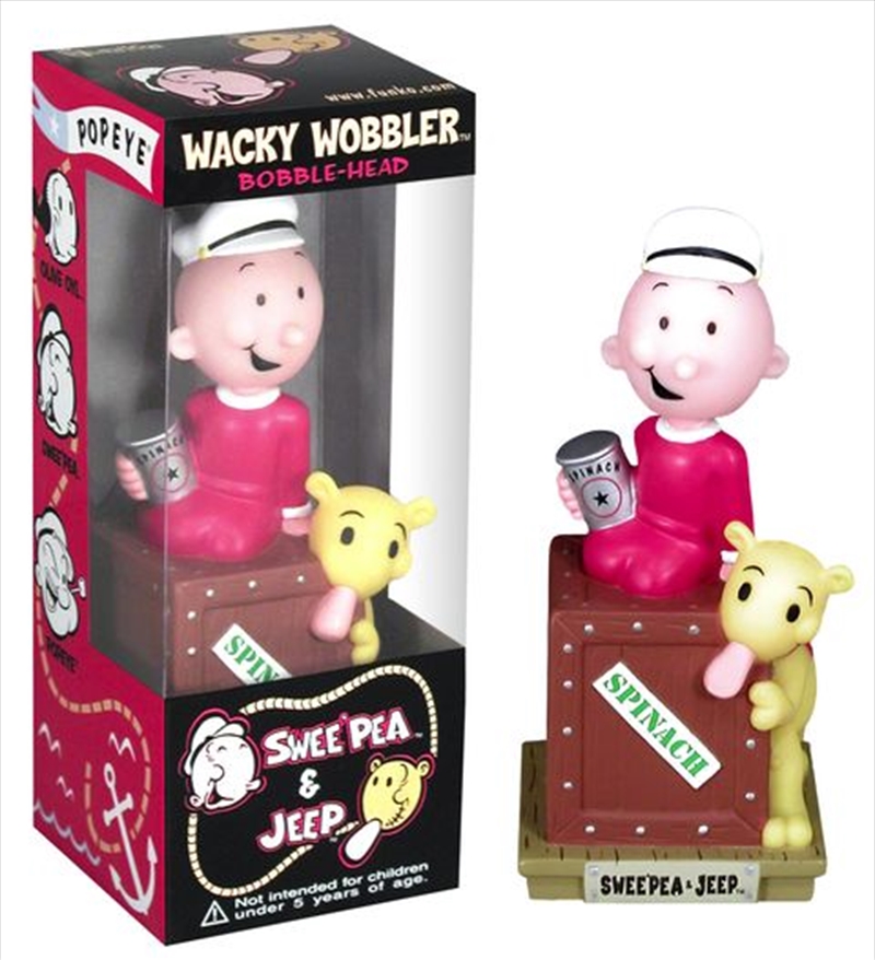 Swee'Pea & Jeep Wacky Wobbler/Product Detail/Funko Collections