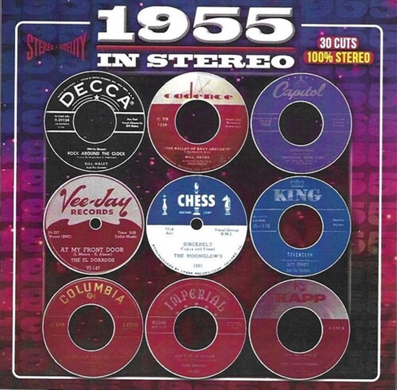 1955 In Stereo-30 Cuts-Haley/Platters/Como/Berry & more/Product Detail/Rock/Pop