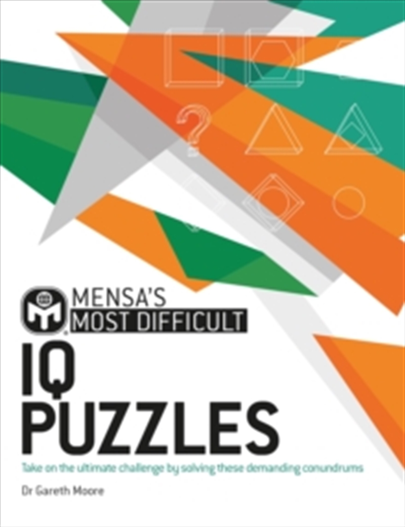 Mensa'S Most Difficult Iq Puzzles/Product Detail/Adults Activity Books