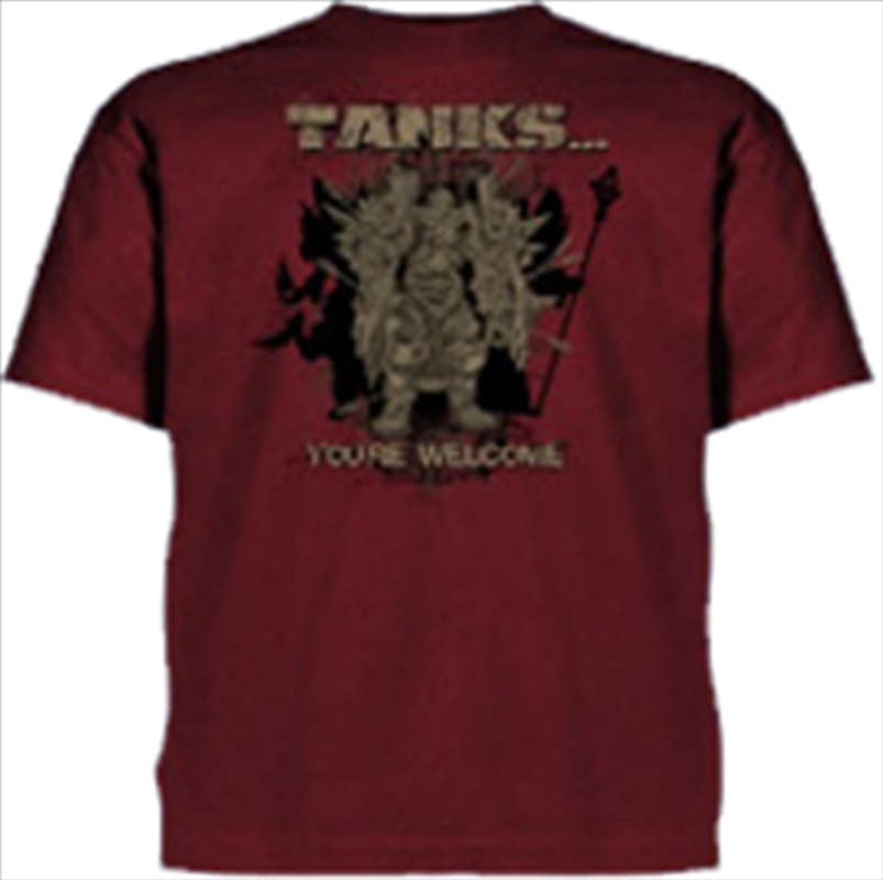 Tanks Youre Welcome Mens Sml/Product Detail/Shirts