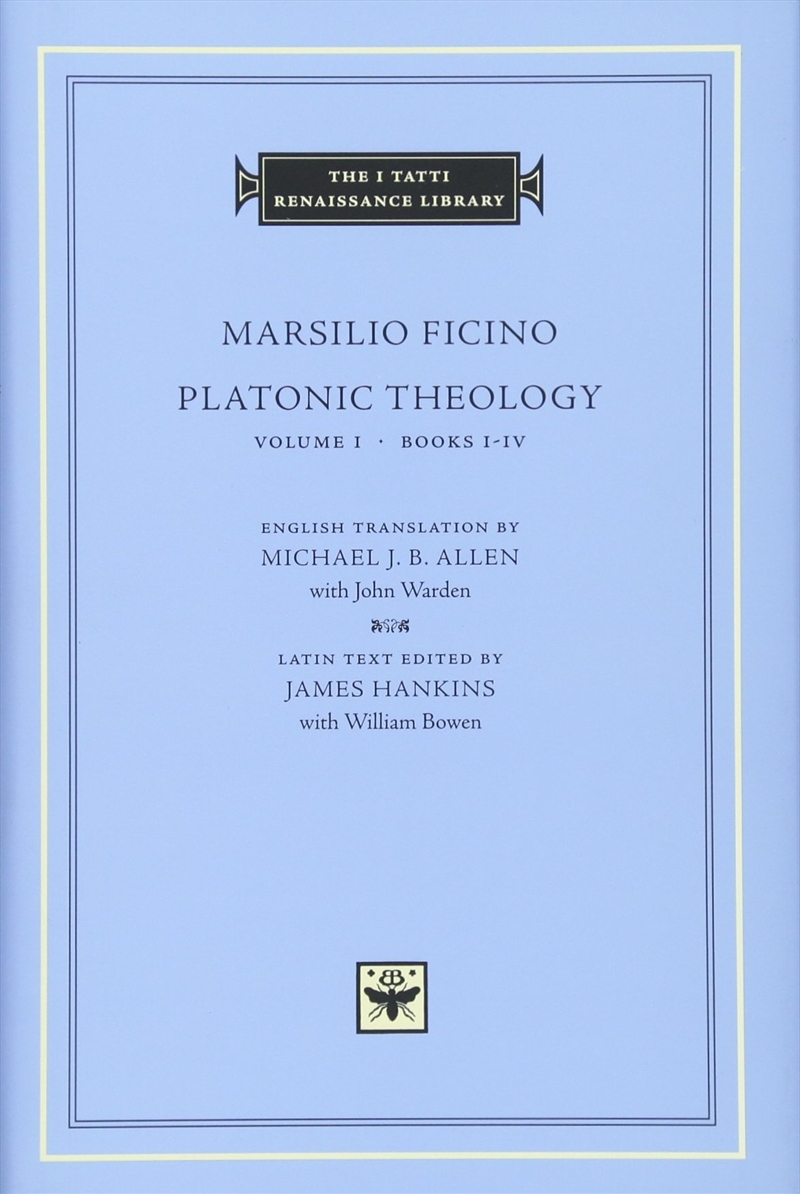 Platonic Theology Vol 1 Books I-Iv/Product Detail/General Fiction Books