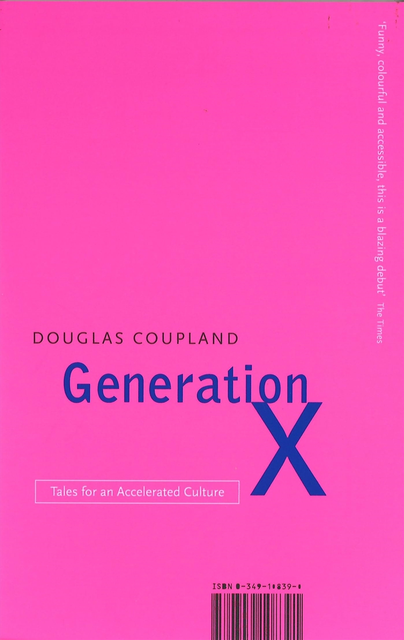 Generation X/Product Detail/General Fiction Books