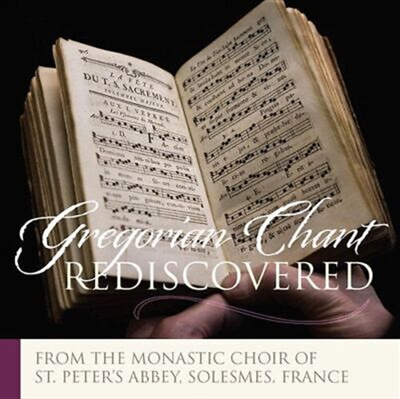 Gregorian Chant Rediscovered/Product Detail/Specialist