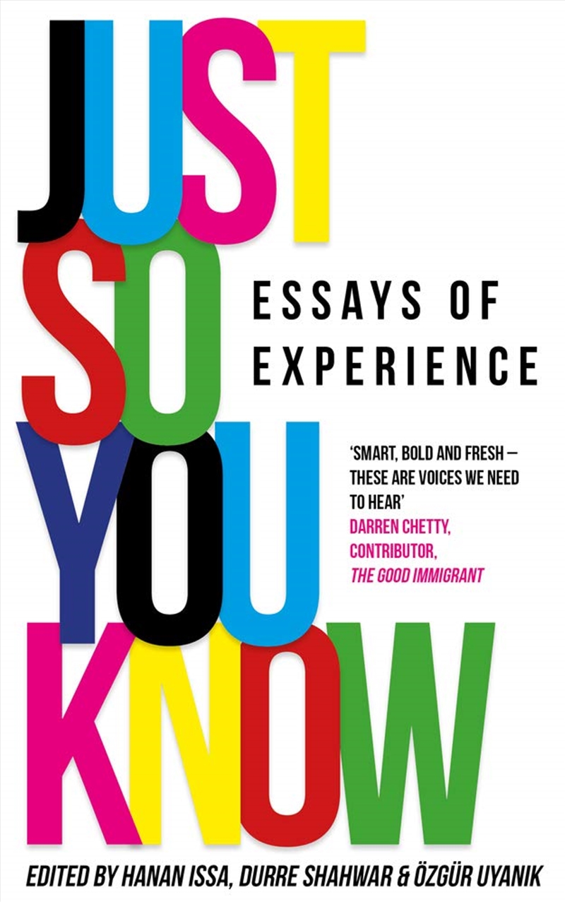 Just So You Know/Product Detail/General Fiction Books
