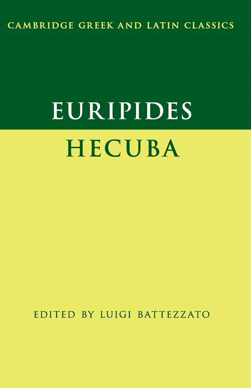 Euripides Hecuba/Product Detail/General Fiction Books