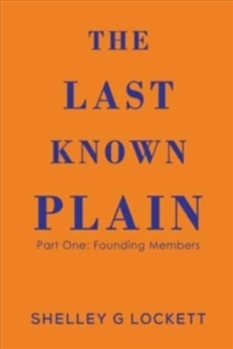 The Last Known Plain/Product Detail/General Fiction Books